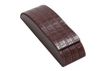 magnetic case S CROCO brown