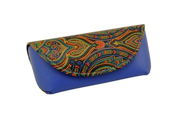 magnetic case M for sunglass Paisley blue