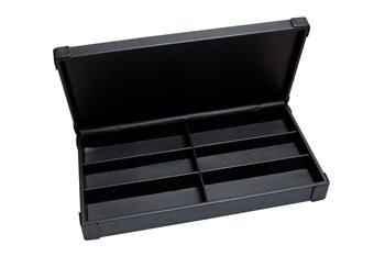 6-slot optical box black PU